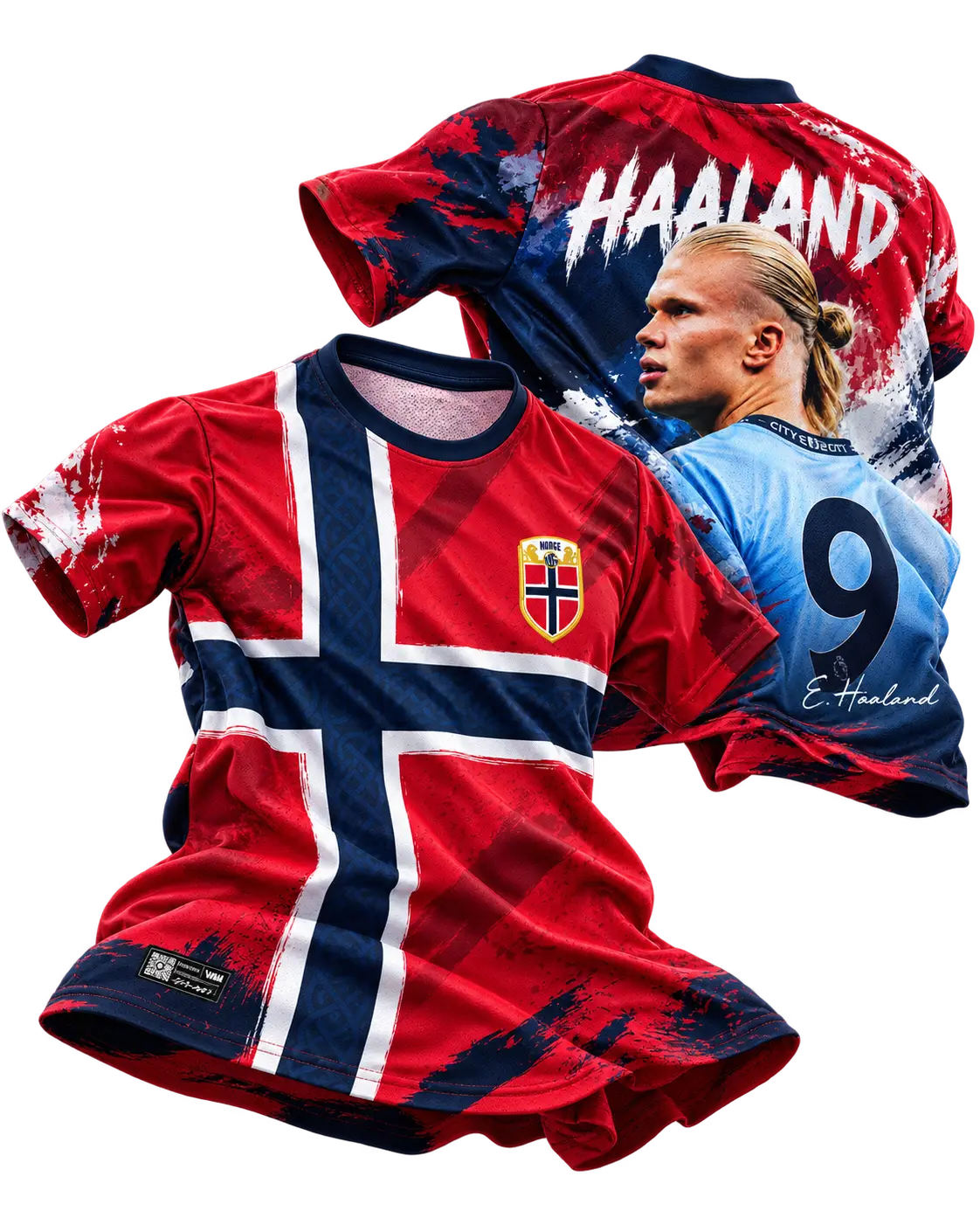 Camiseta personalizada noruega
